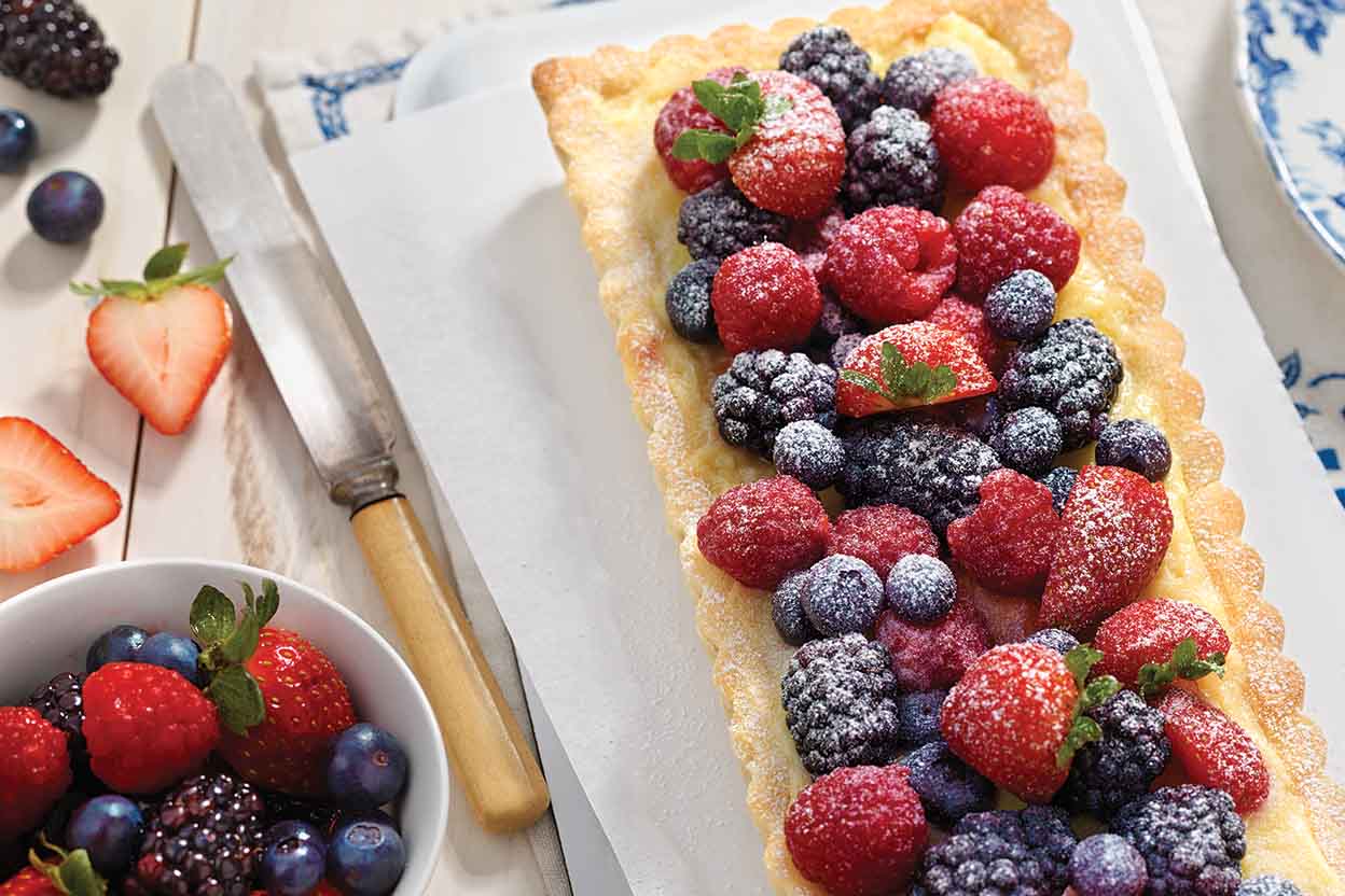 Berries and Creme Tart Recipe King Arthur Flour
