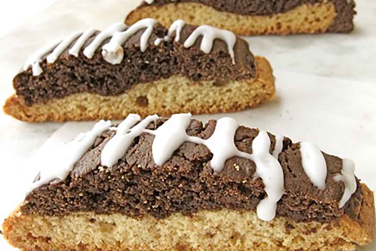 Black and White Biscotti Recipe King Arthur Flour