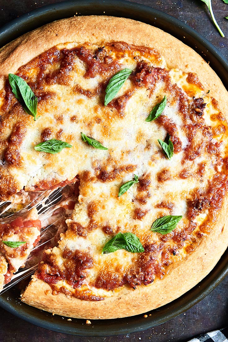 Chicago-Style Deep-Dish Pizza Recipe | King Arthur Flour