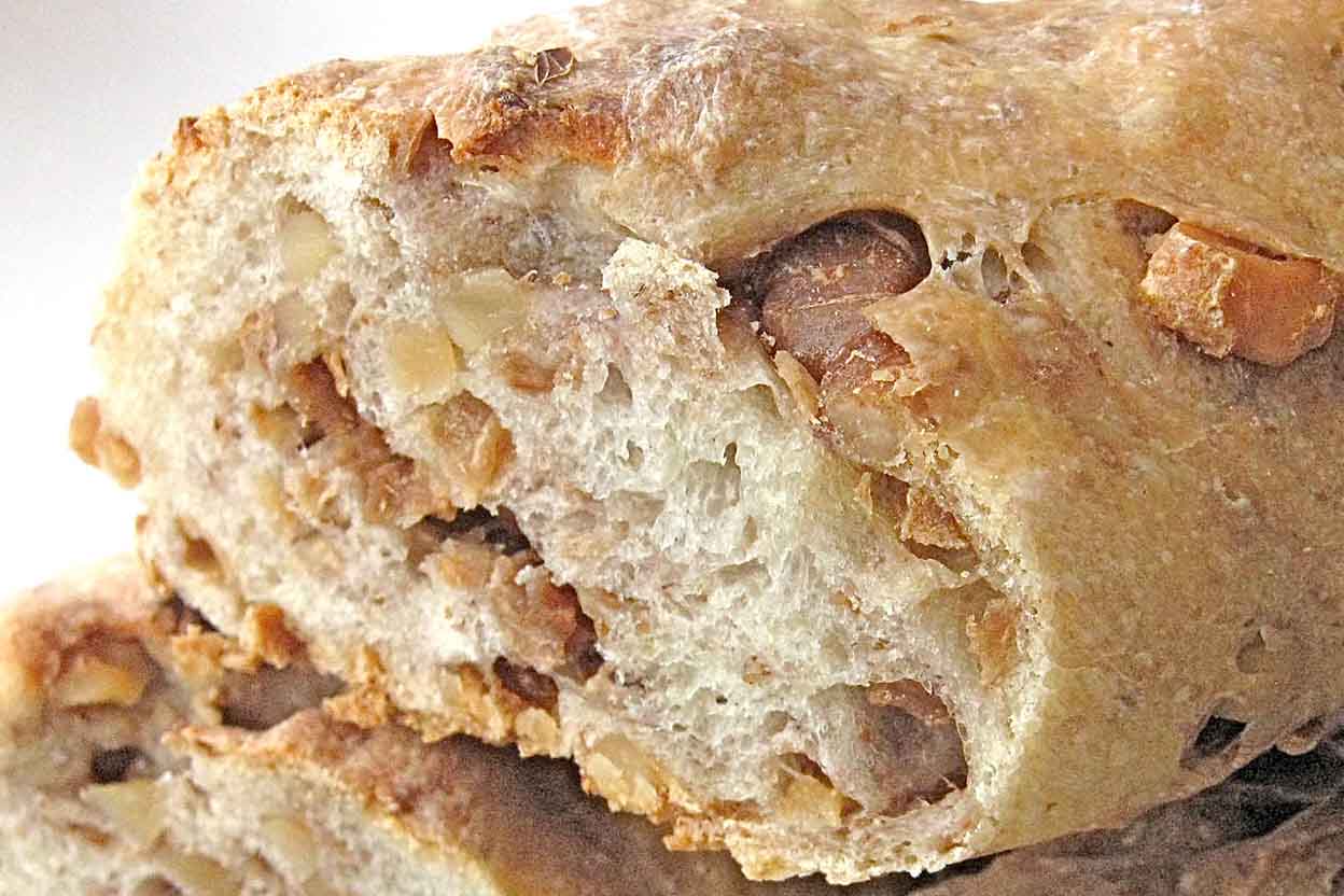 AppleWalnut Fondue Bread Recipe King Arthur Flour