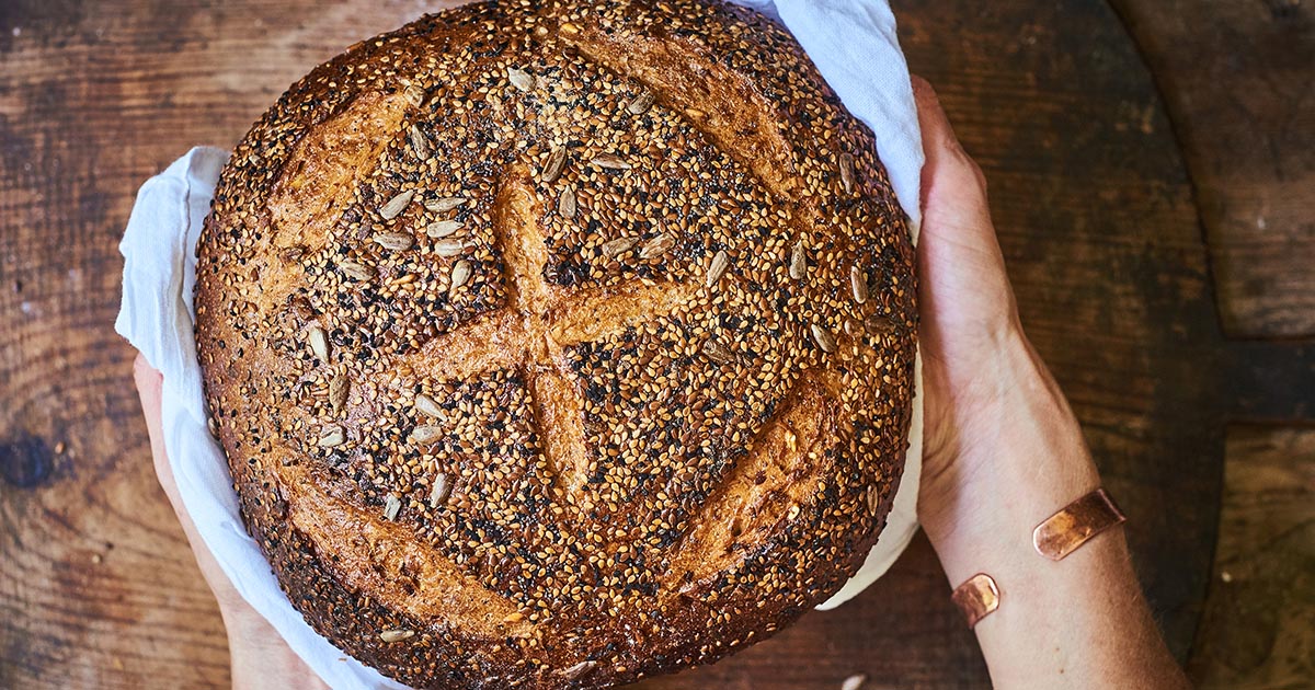 Multigrain Sourdough Boule Recipe King Arthur Flour
