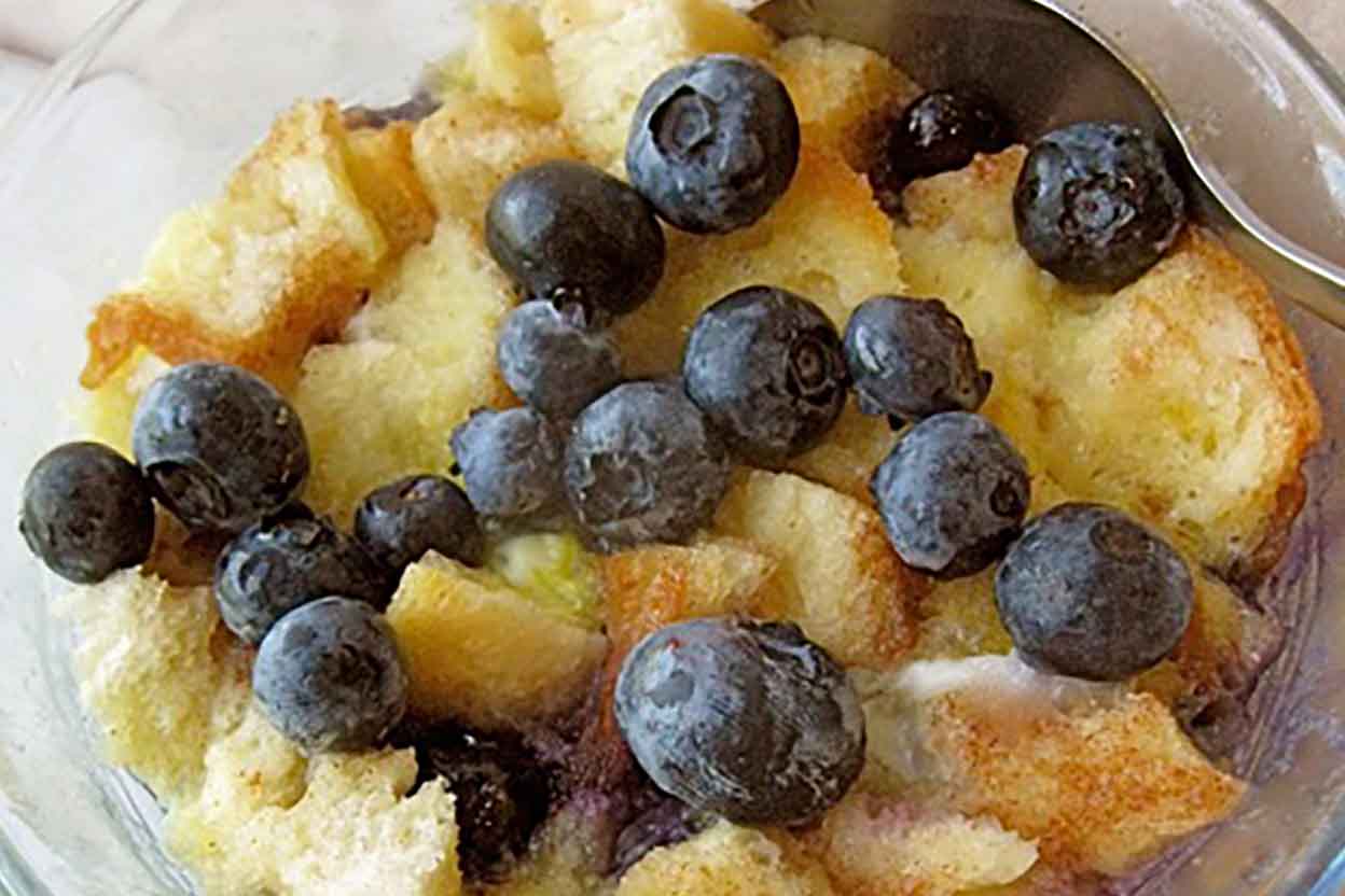 Fast & Easy Blueberry Bread Pudding Recipe King Arthur Flour