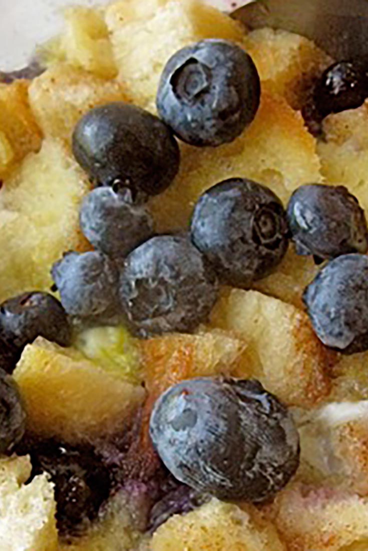 Fast & Easy Blueberry Bread Pudding Recipe King Arthur Flour