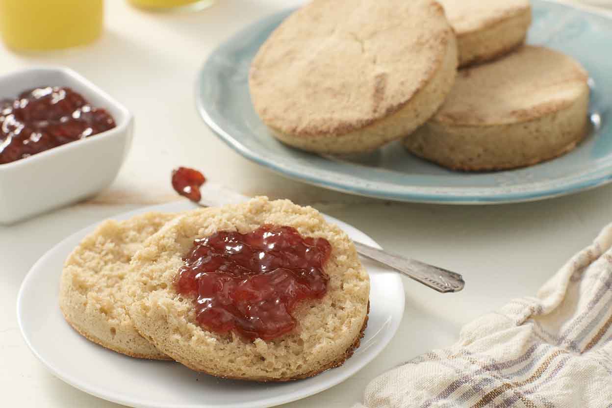 HiFiber English Muffins Recipe King Arthur Flour