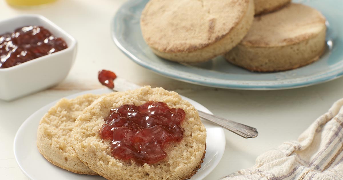 Hi-Fiber English Muffins Recipe | King Arthur Flour