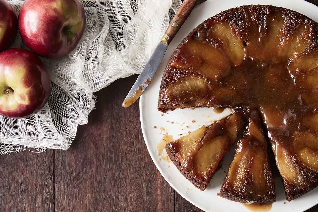 Apple Pictures Upside Down Apple Upside-Down Cake Recipe Apple Upside-Down Cake Recipe
