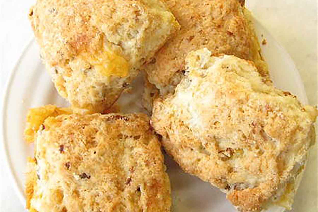 Sausage Cheese Biscuits Recipe King Arthur Flour
