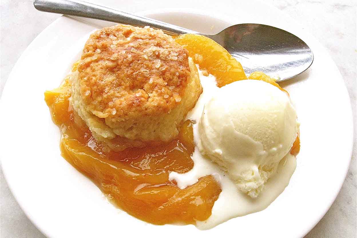 Classic Peach Cobbler Recipe King Arthur Flour 9344