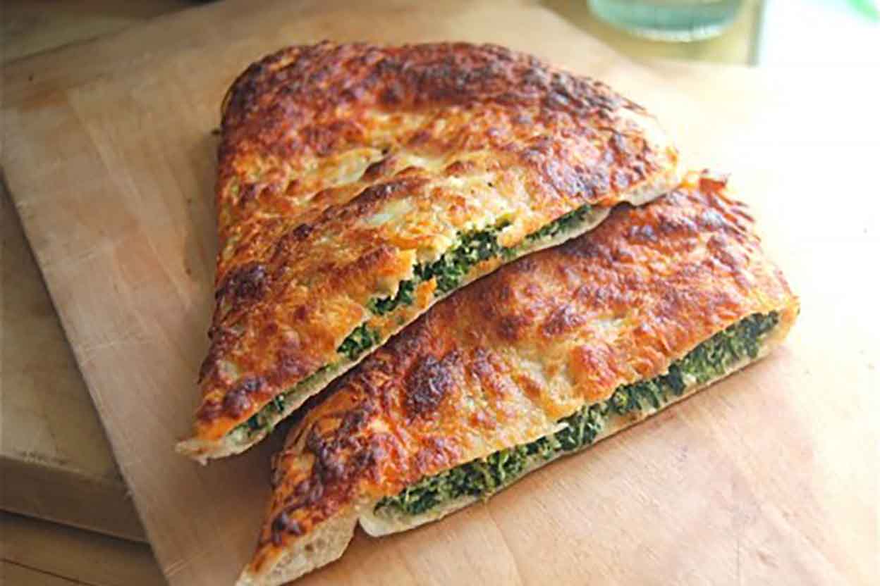 Spinach-Ricotta Calzone Recipe | King Arthur Flour