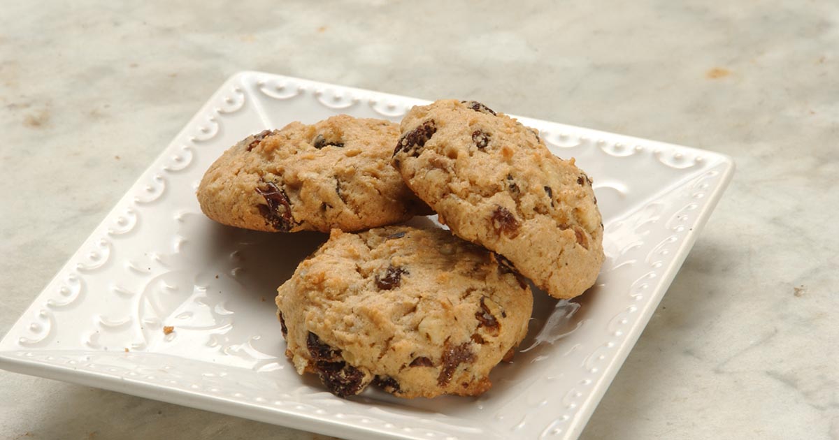 SelfRising WalnutRaisinSpice Cookies Recipe King Arthur Flour