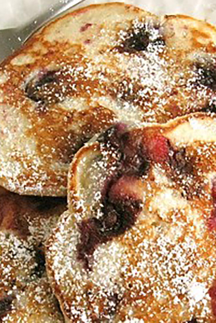 Self Rising Lemon Blueberry Pancakes Recipe King Arthur Flour