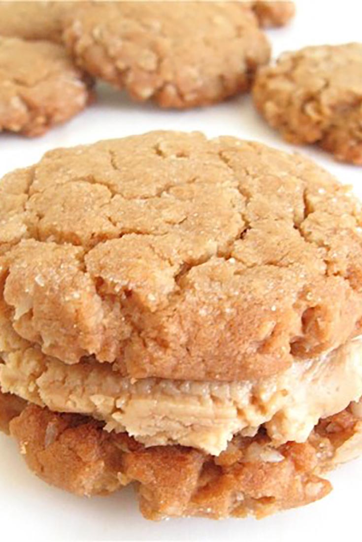 Peanut ButterOatmeal Sandwich Cookies Recipe King Arthur Flour