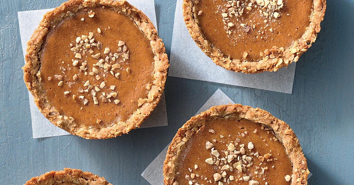 Pumpkin Praline Mini Pies Recipe King Arthur Flour