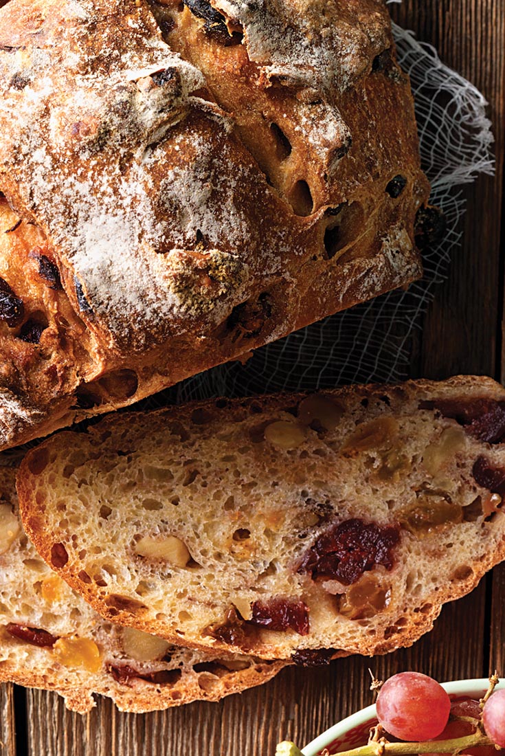 No-Knead Harvest Bread Recipe | King Arthur Flour