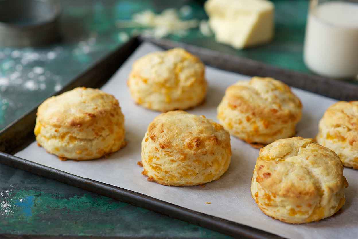 How can you determine how many calories are in biscuits made from scratch?