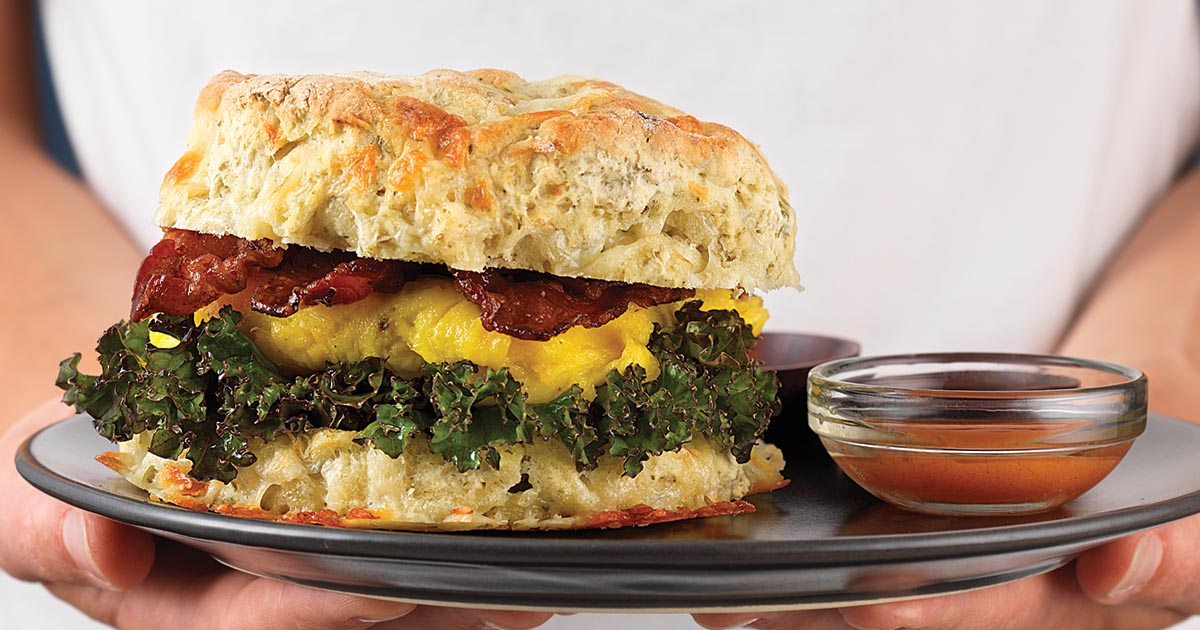 Cheddar, Herb, and Garlic Biscuits Recipe King Arthur Flour