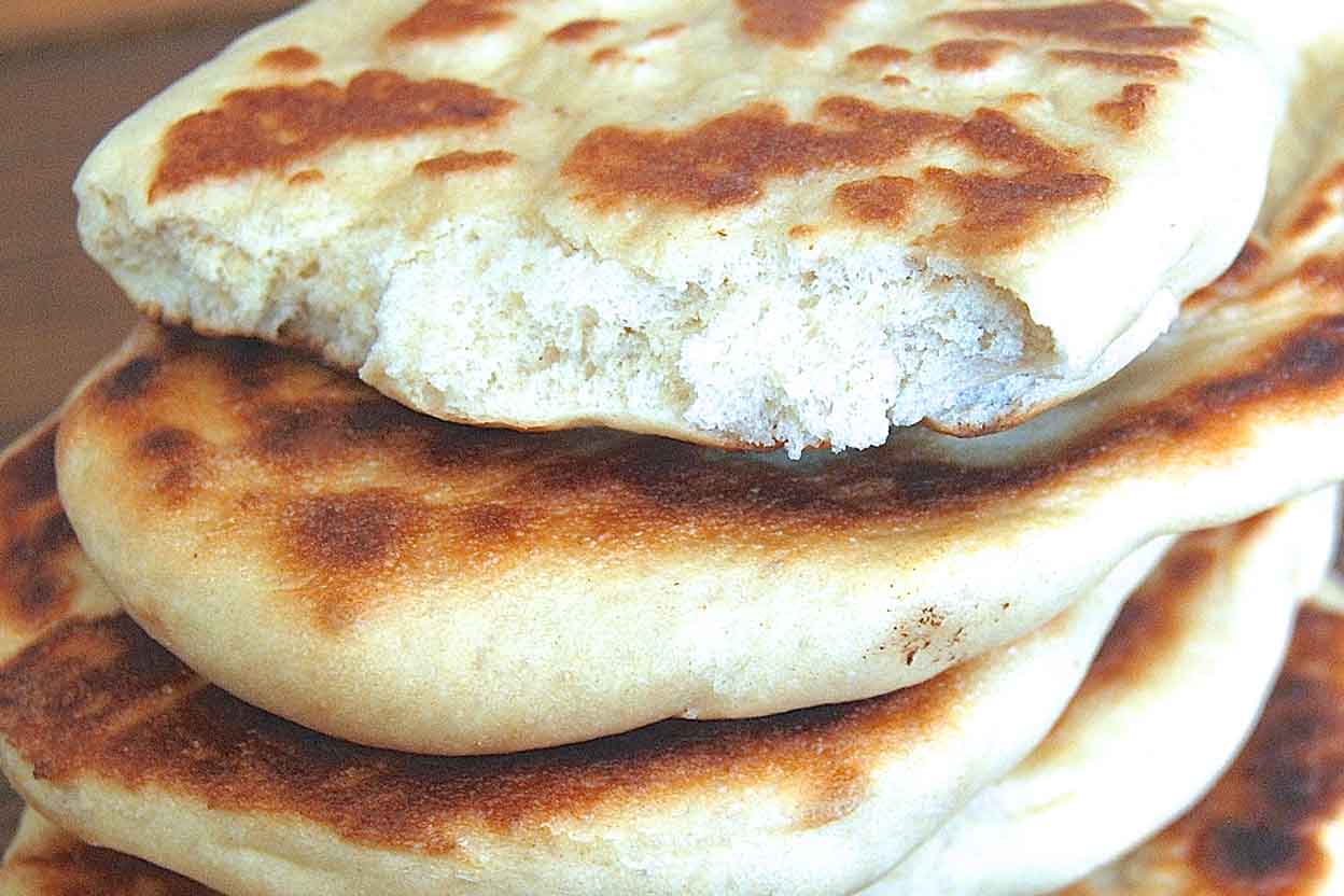 Whole Wheat Naan with Raita Recipe King Arthur Flour