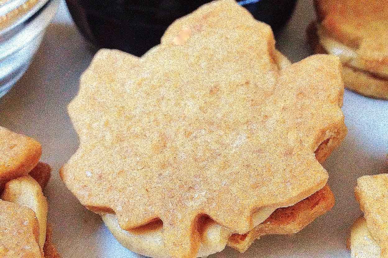 Maple Shortbread Sandwich Cookies Recipe King Arthur Flour