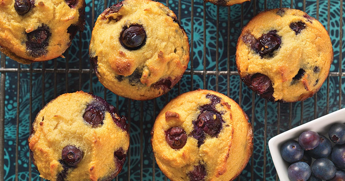 Gluten-Free Blueberry Muffins Made with Coconut Flour Recipe | King