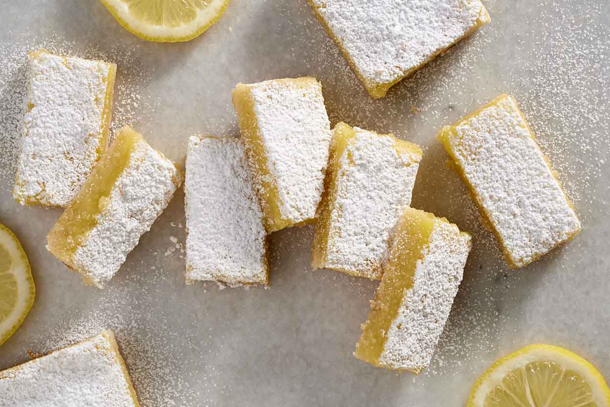 GlutenFree Lemon Squares with an Almond Flour Crust Recipe King Arthur Flour