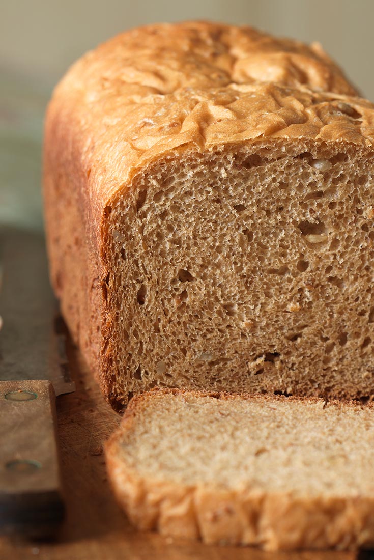 100% Whole Wheat Bread for the Bread Machine Recipe | King Arthur Flour