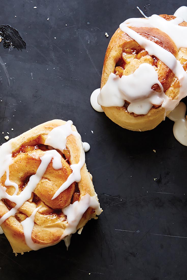 Butterscotch Apple Sweet Rolls Recipe King Arthur Flour