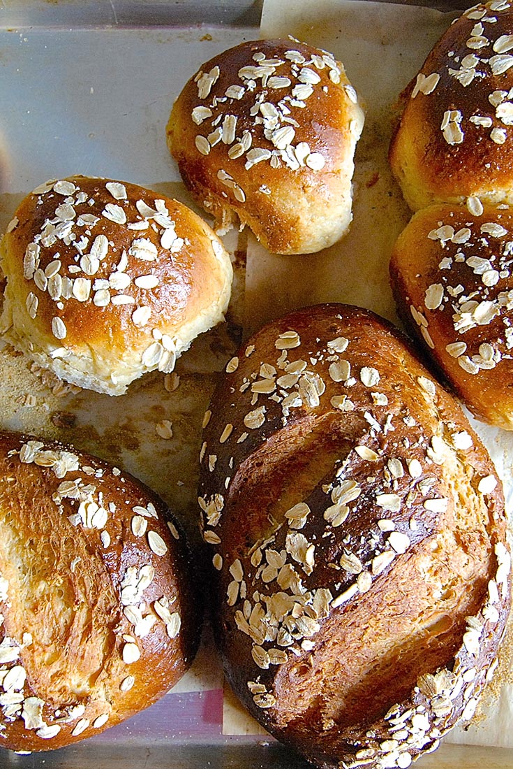 Sharon's WholeGrain Dinner Rolls & Bread Recipe King Arthur Flour