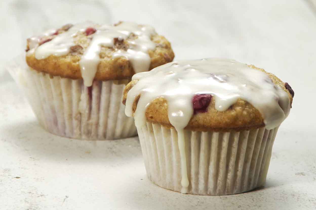 Cranberry WholeGrain Muffins Recipe King Arthur Flour
