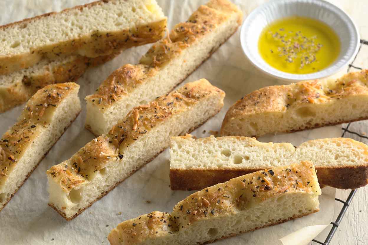 Focaccia Sticks Recipe King Arthur Flour focaccia-sticks-recipe-king-arthur-flour