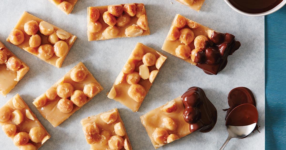 Macadamia Bars Recipe King Arthur Flour
