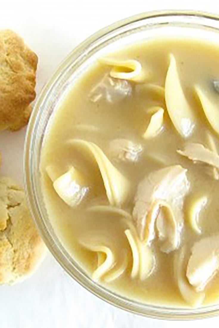 Shaker Chicken and Noodle Soup Recipe