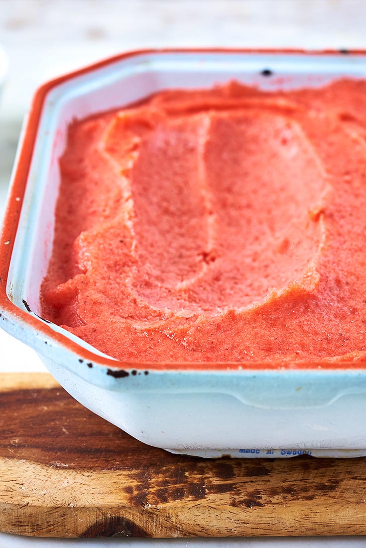 Strawberry Sorbet Recipe