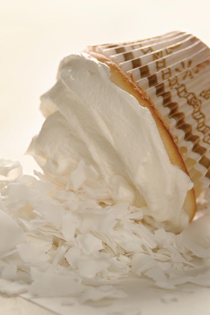 White-on-White Coconut Cupcakes Recipe
