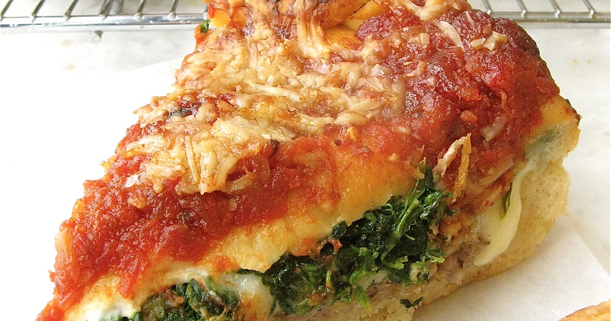 Stuffed Pizza Recipe King Arthur Flour