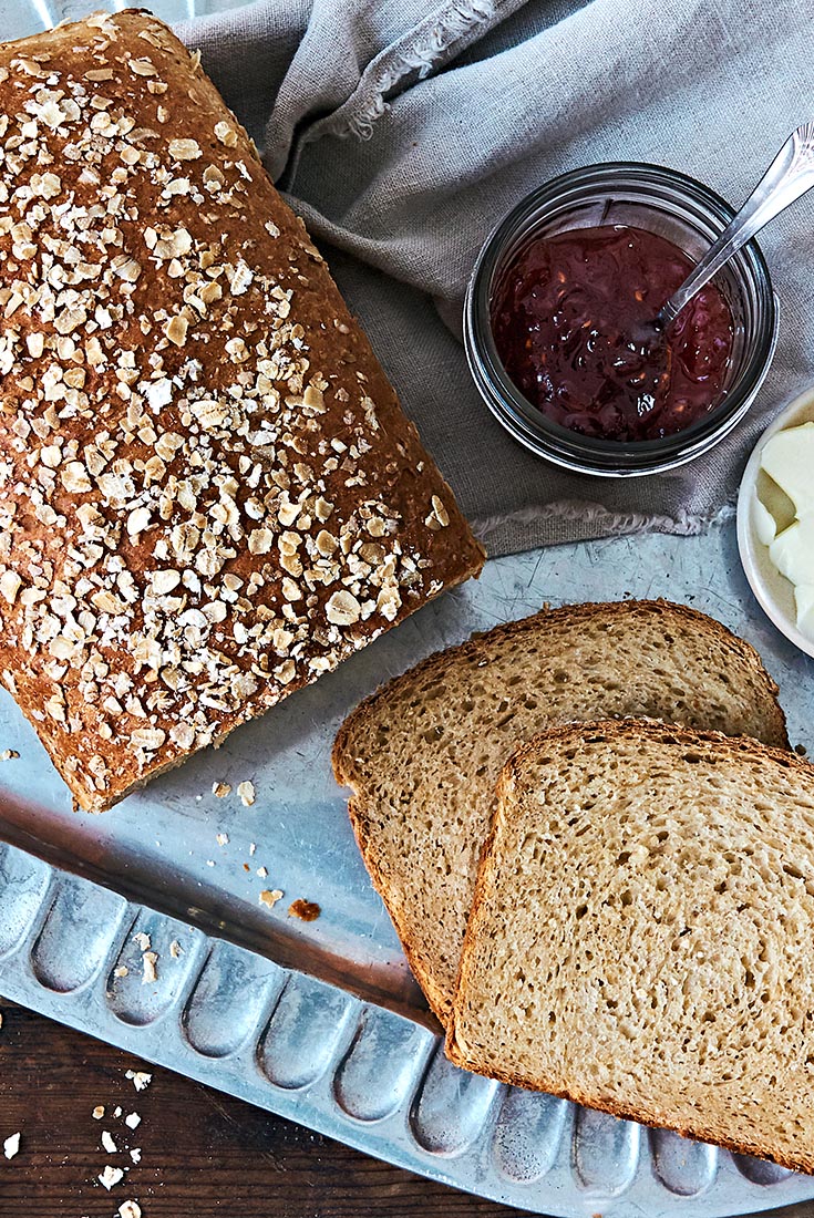 Honey Oatmeal Bread Recipe