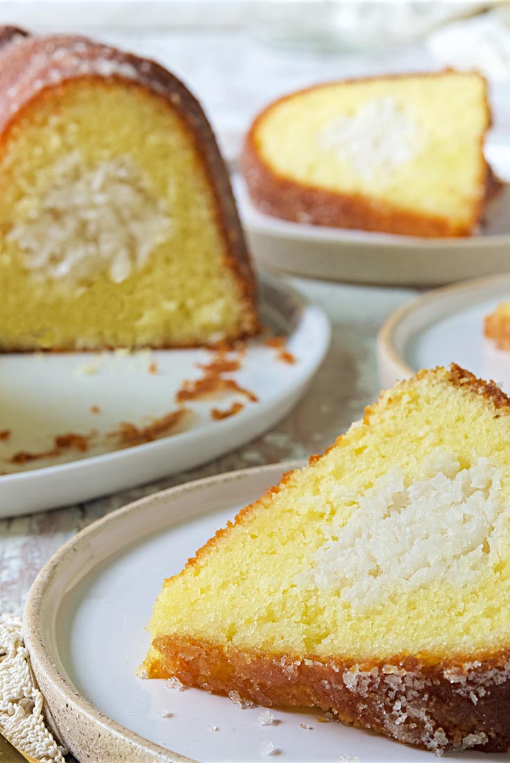 Coconut-Filled Lemon Cake Recipe | King Arthur Flour