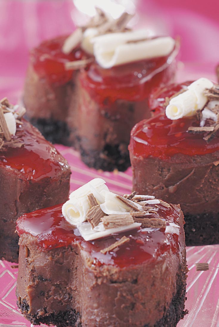 Chocolate Cheesecake with Raspberry Topping Recipe