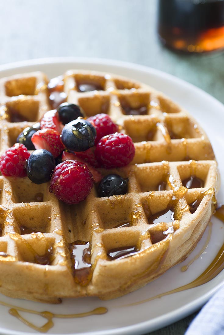 Whole Wheat Waffles Recipe | King Arthur Flour