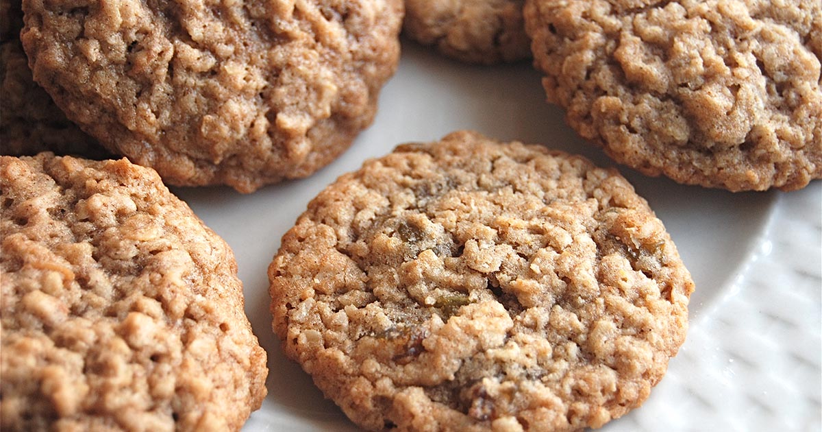 Soft and Chewy OatmealRaisin Cookies Recipe King Arthur Flour