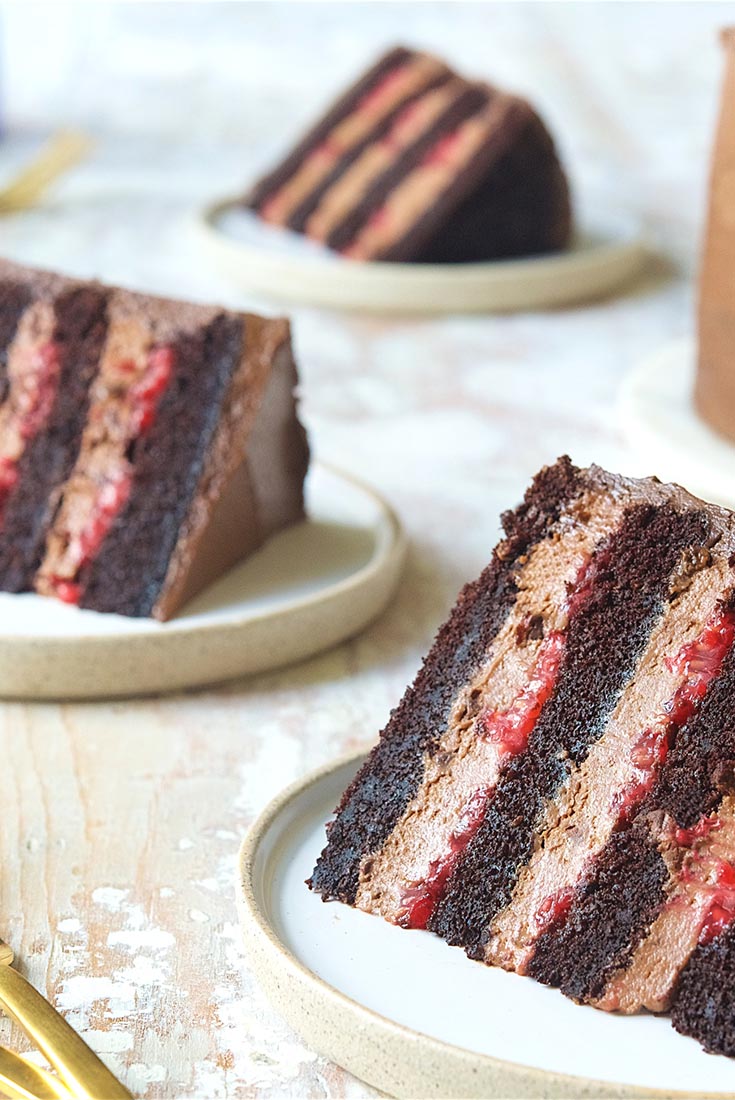 Chocolate Mousse Cake with Raspberries Recipe  King Arthur Flour