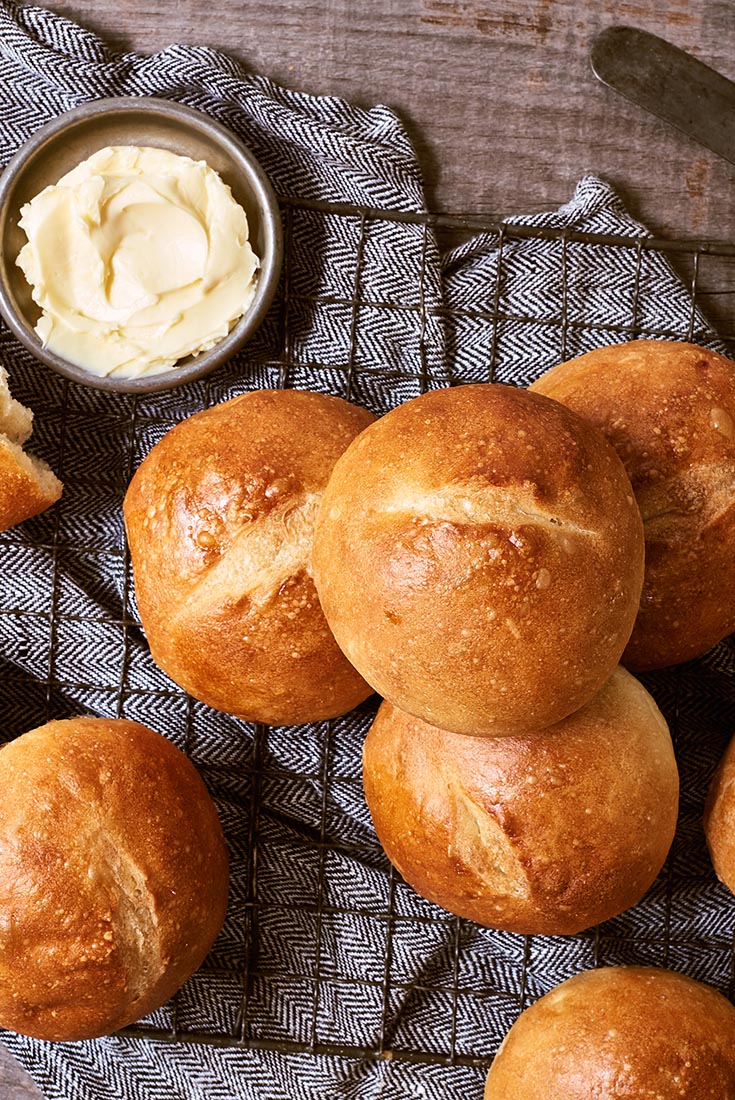 Crusty European Style Hard Rolls Recipe King Arthur Flour