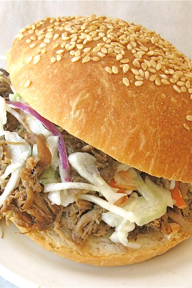 Sam's Pulled Pork Sandwich with Coleslaw Recipe