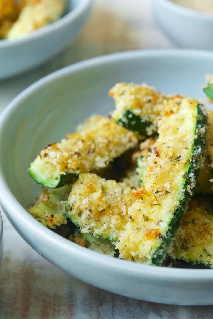 Baked Zucchini Sticks and Sweet Onion Dip Recipe