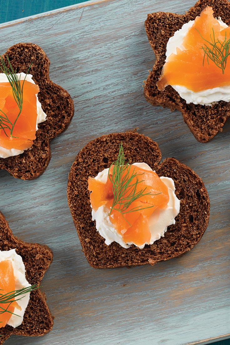 Canapé Pumpernickel Bread Recipe