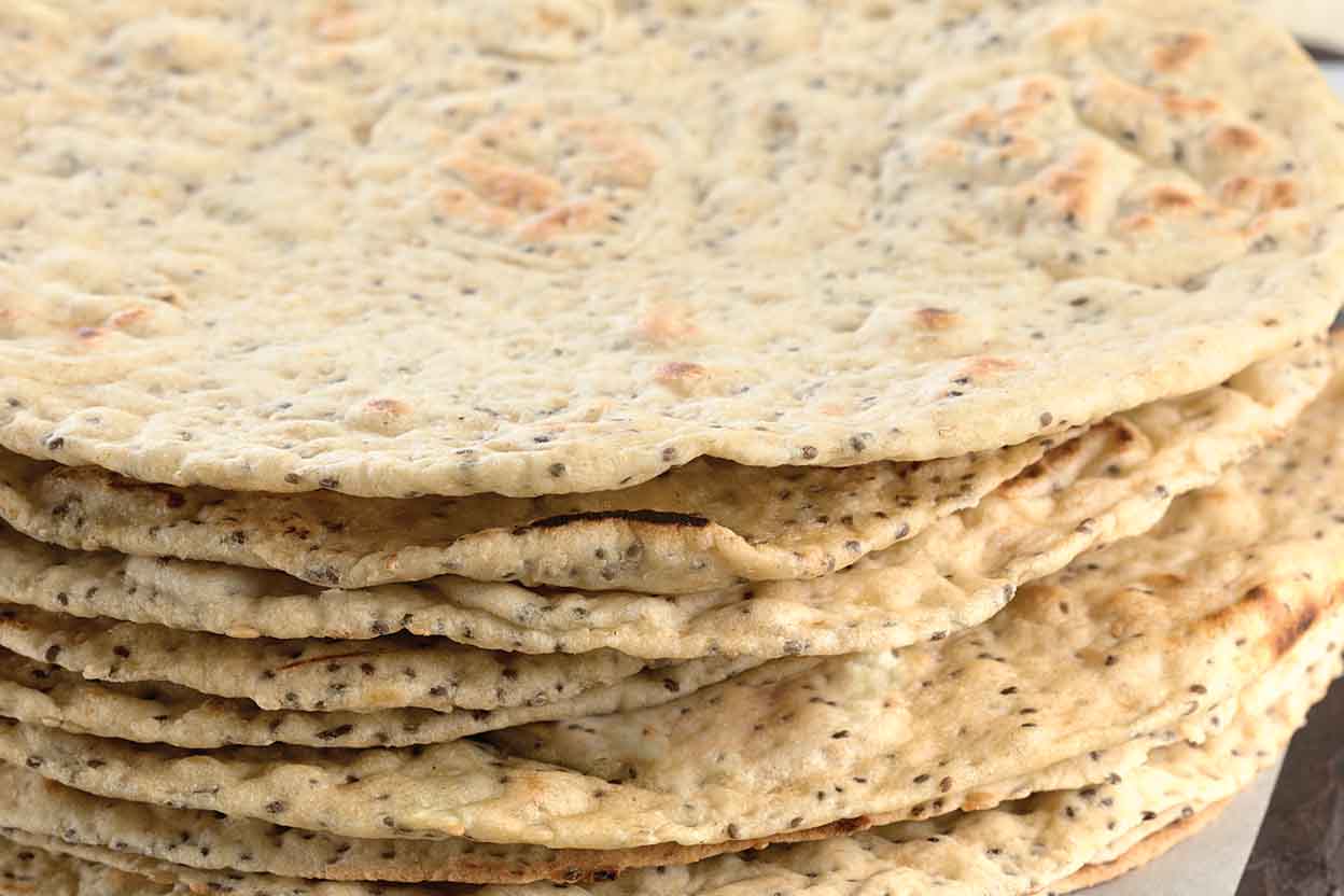 Chia Seed Flatbread Recipe | King Arthur Flour