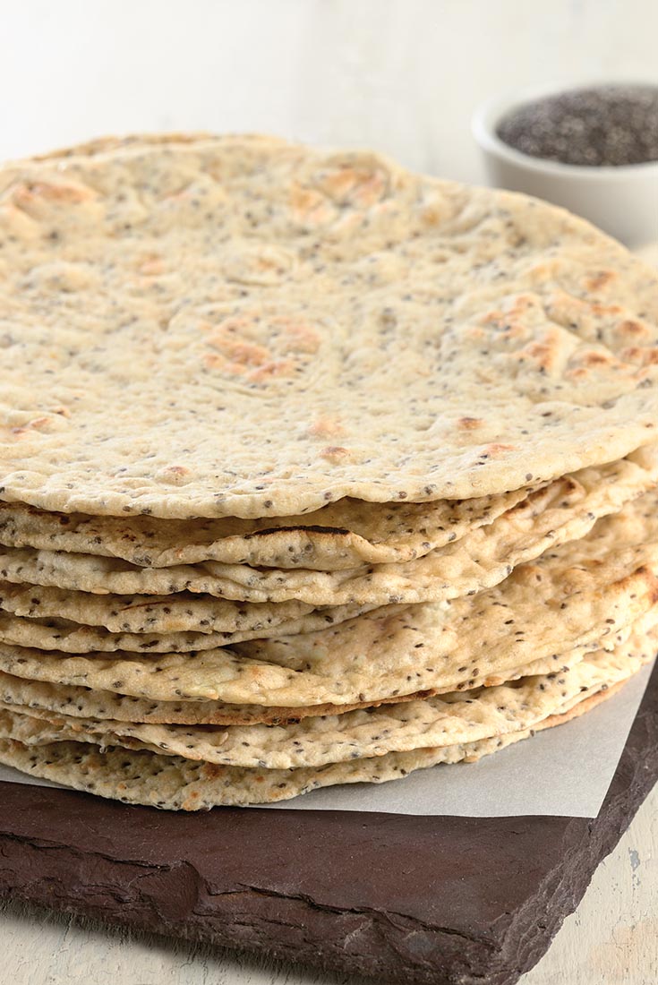 Chia Seed Flatbread Recipe
