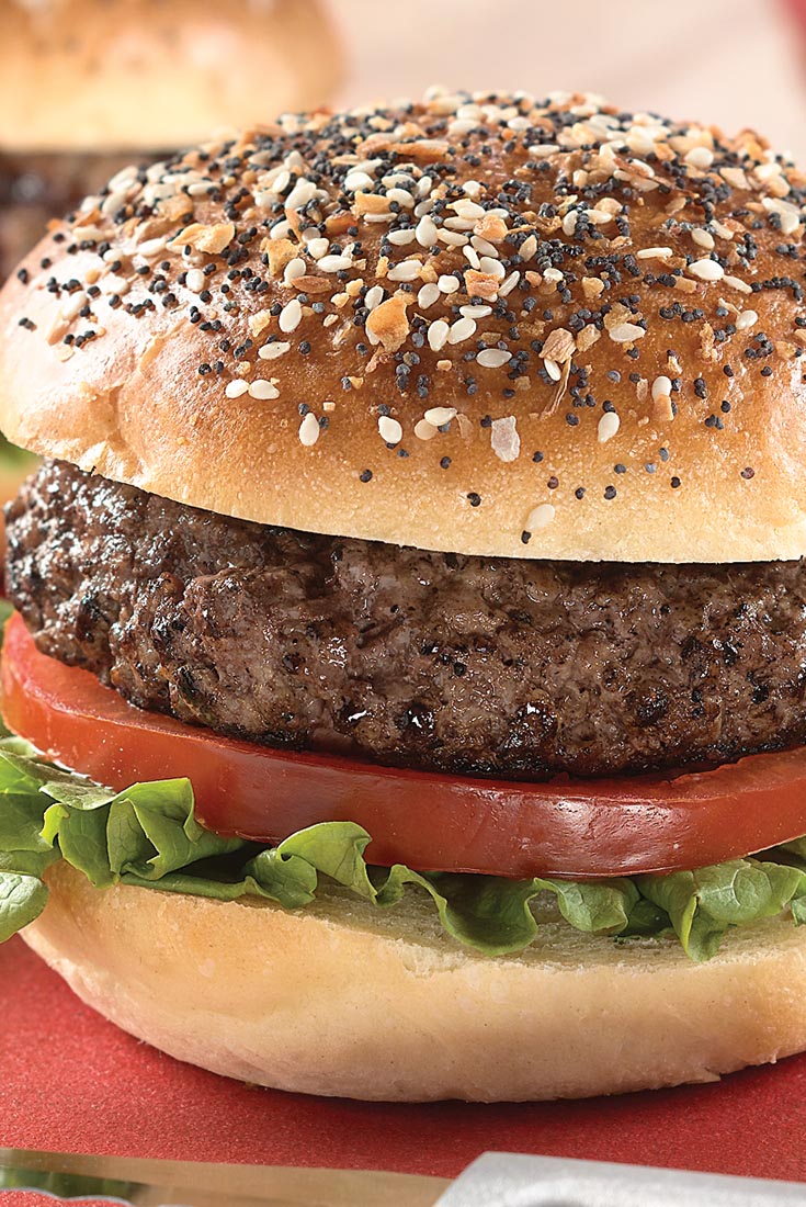 Seeded Hamburger Buns Recipe