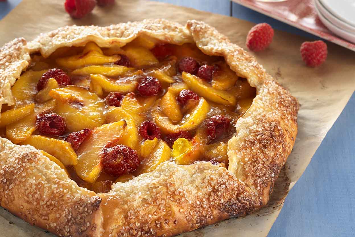 Rustic Peach Tart Recipe | King Arthur Flour