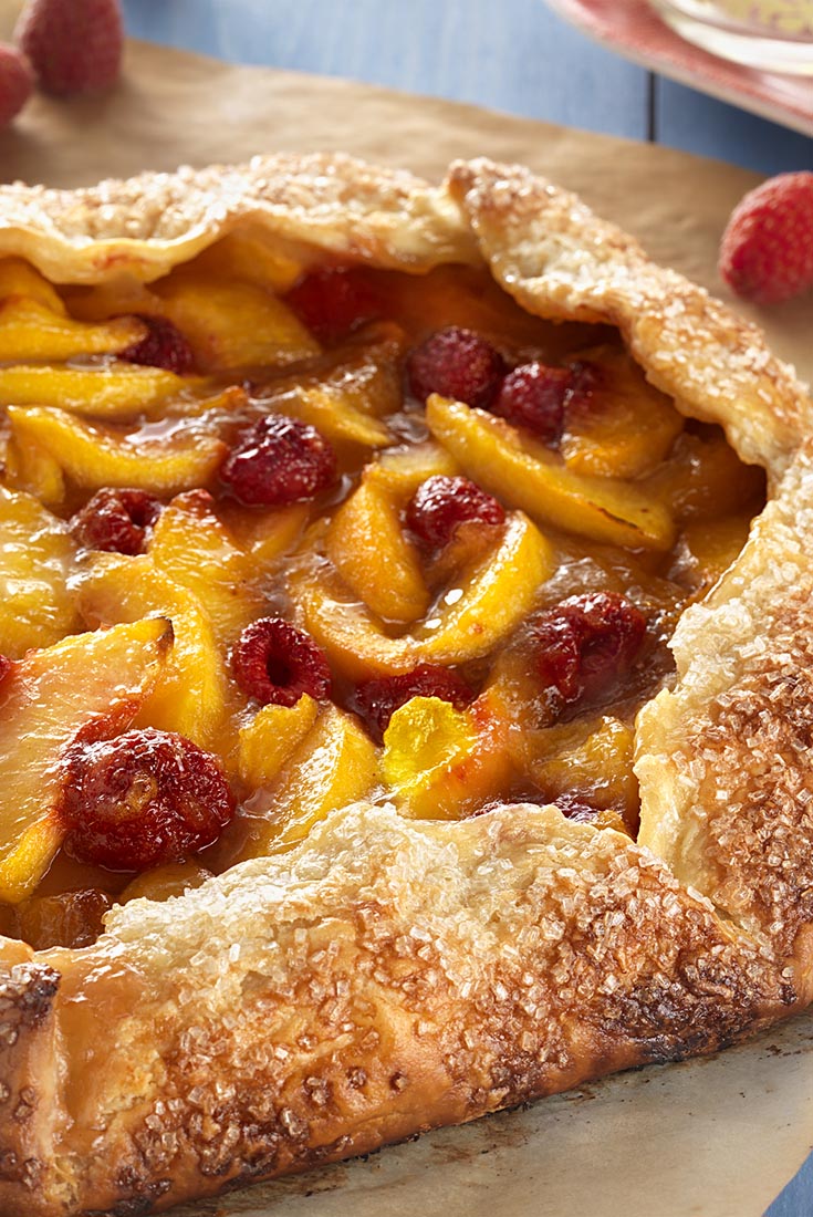 Rustic Peach Tart Recipe | King Arthur Flour