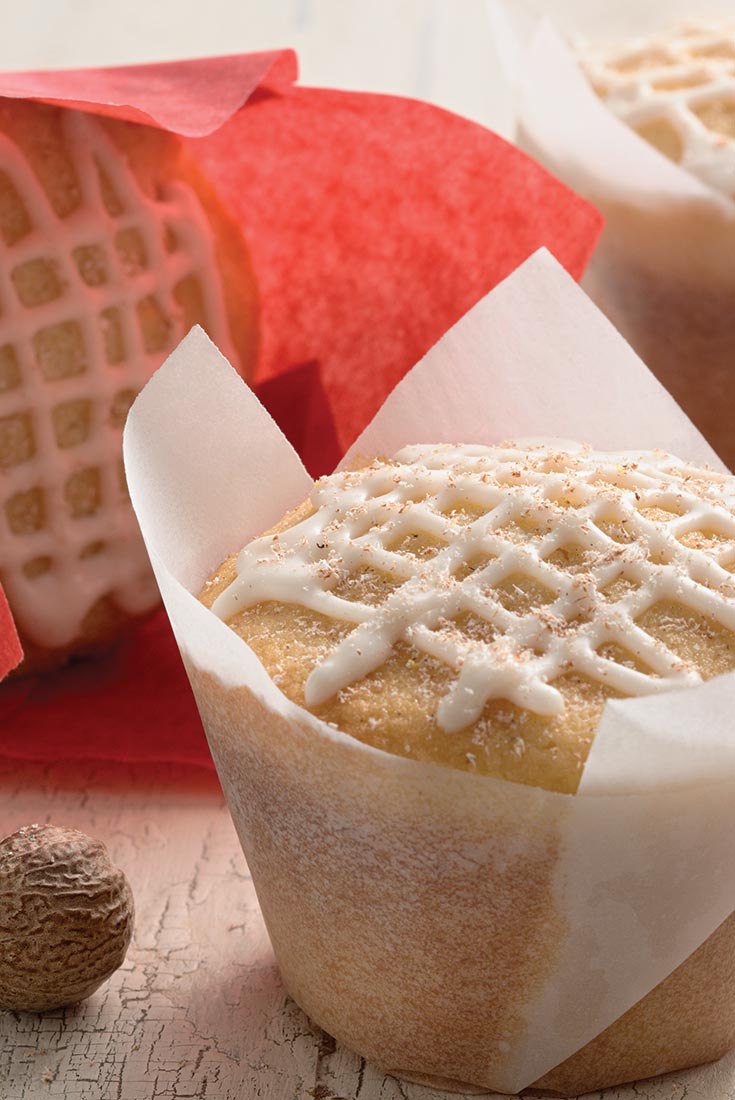 Golden Eggnog Cupcakes Recipe